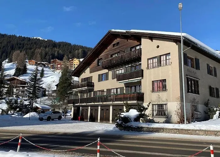 Haus Albertihof: 3-zimmer-wohnung An Top-lage In Davos-platz 아파트 *