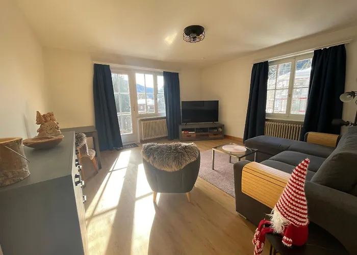 Апартаменты Haus Albertihof: 3-zimmer-wohnung An Top-lage In Davos-platz *